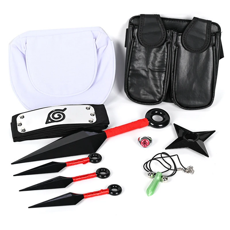 1/1 Набор Аниме нарутос оружие Косплей перчатка карманная пластиковая игрушка