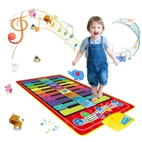 4 style double row musical instrument piano mat multifunction infant fitness keyboard educational toys for kids gift play carpet