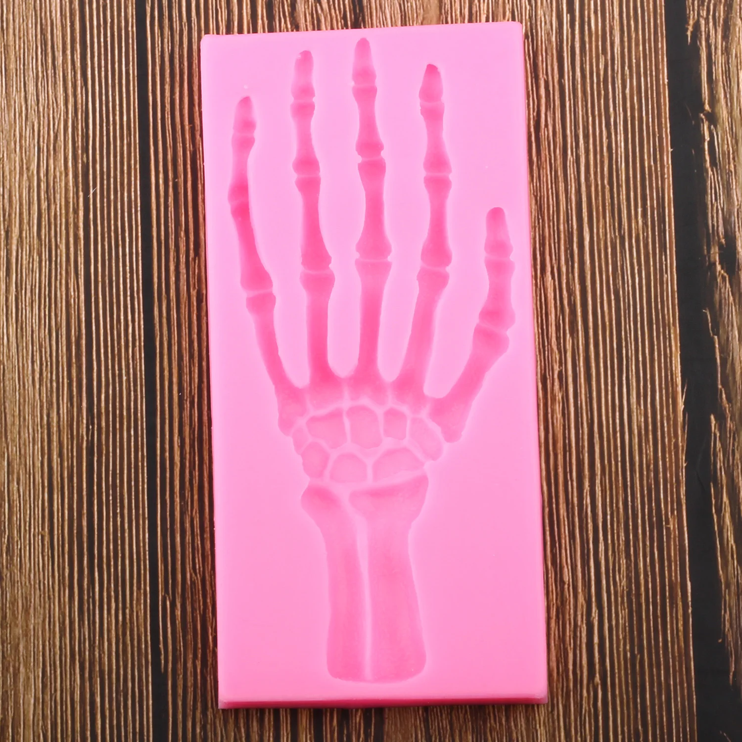 Сделай сам на Хэллоуин для декорирования торта ручной кости силиконовые формы