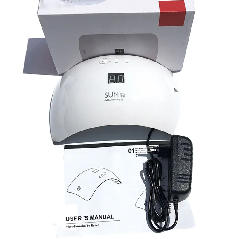 Бесплатная доставка лампа для ногтей SUN8 48 Вт большое пространство светодиодная