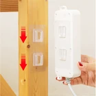 Двухсторонние универсальные Крючки из ПВХ, вешалка, Прочные прозрачные крючки, присоска, крючки на клейкой основе для кухни, ванной, сделай сам