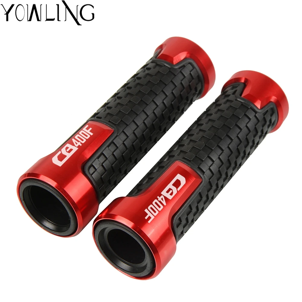 

7/8'' 22MM Motorcycle handle grips handlebar grip for Honda CB400F CB 400F Super Sport 400 Four CB1 Cafe Racer 1989 1990 1991