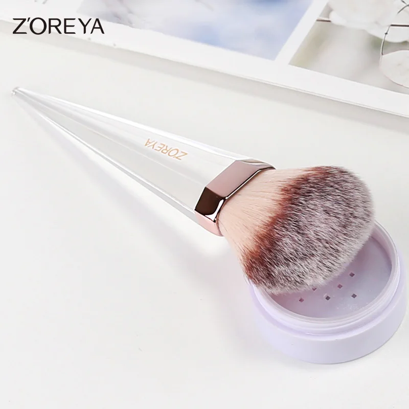 Кисть для пудры портативная макияжа набор прозрачных ручек специальная кисть