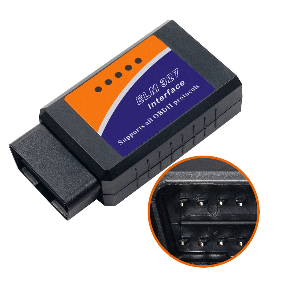 Мини-сканер ELM327 OBD2 V1.5 V2.1 Wi-Fi Bluetooth совместимый с 327 OBD 2 автомобильный