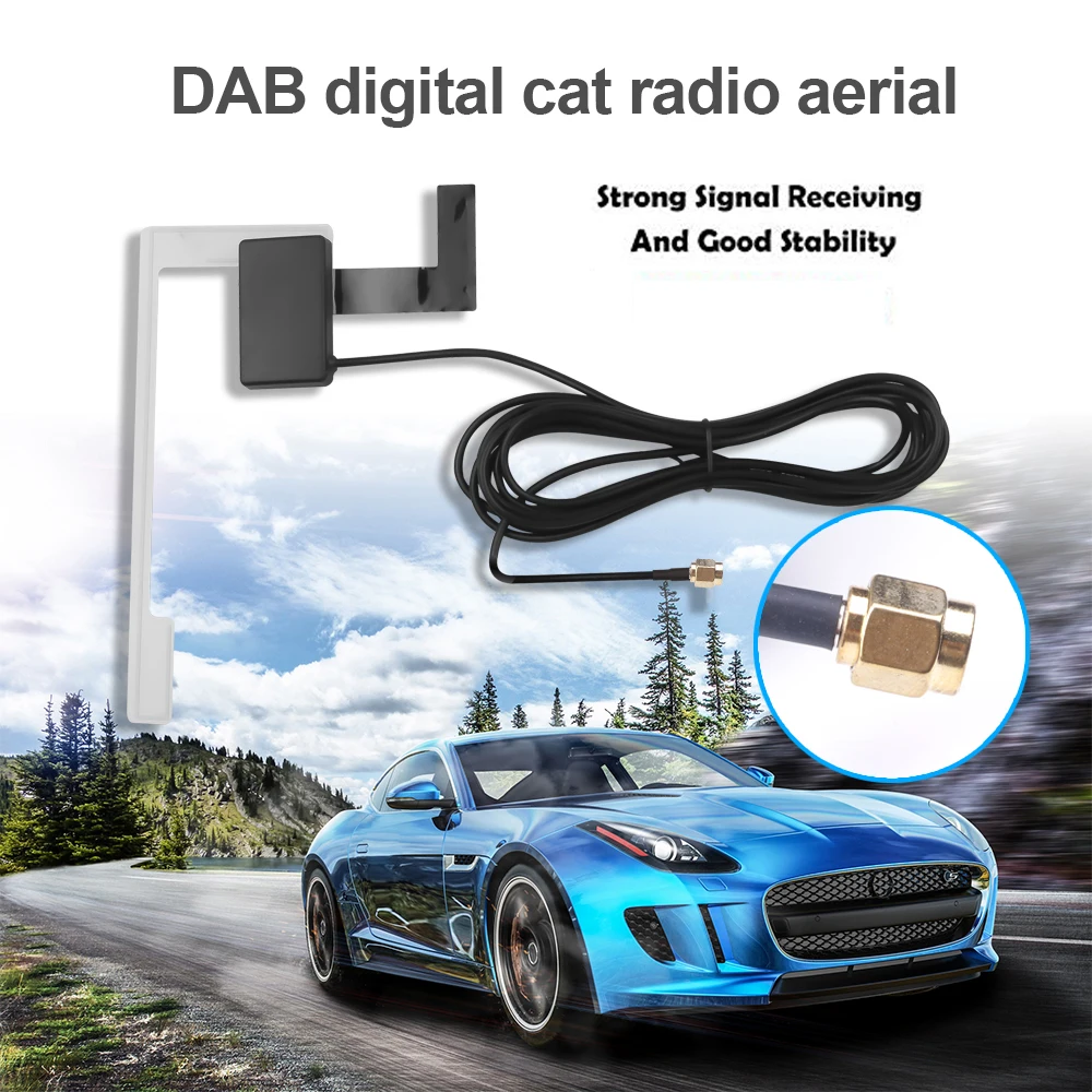 Кабель антенны 3 м для DAB SMB SMA автомобильная цифровая активная антенна радио
