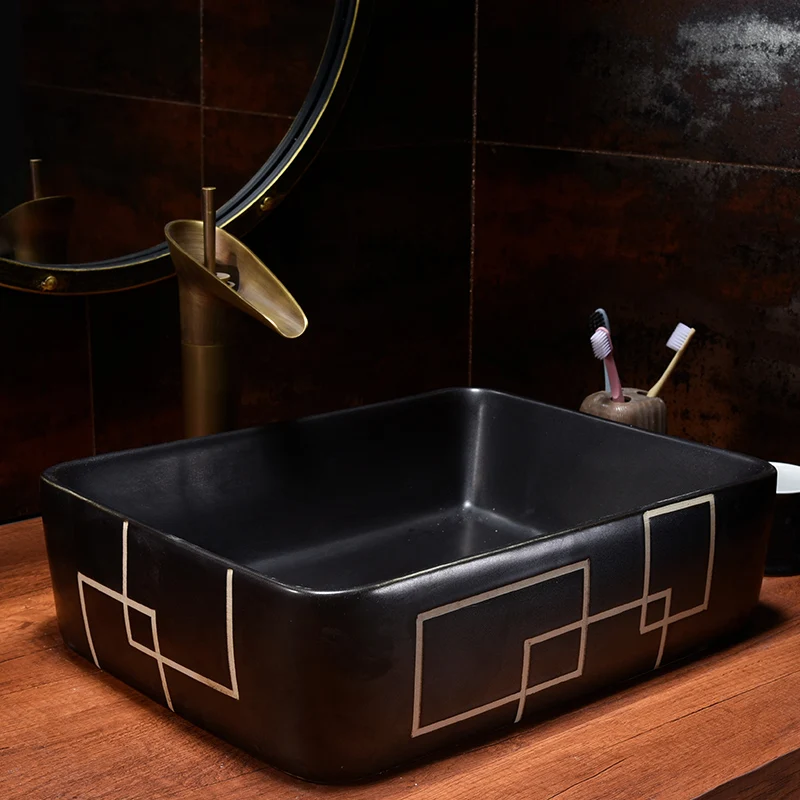 Лидер продаж Китайская классическая картина античная керамическая раковина