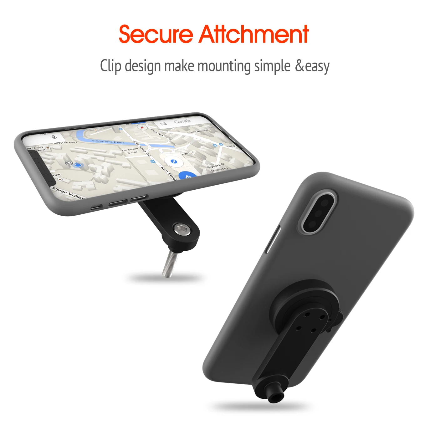 Крепление для телефона на велосипед любого смартфона: iPhone 11 PRO Max XS XR X 8 7 6 5 Plus Samsung