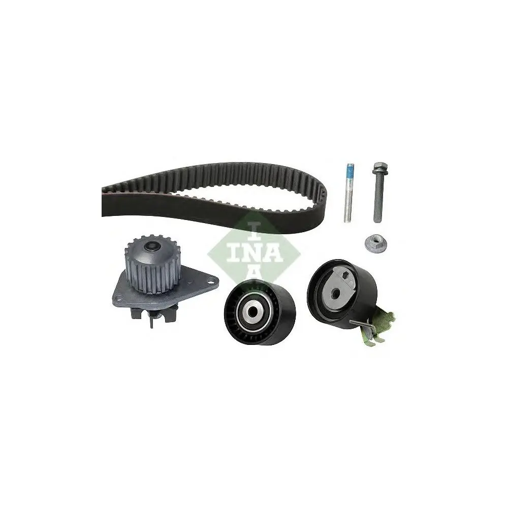 INA Комплект ремня ГРМ PEUGEOT/CITROEN 1.4 16V 03 (с помпой) (530041930)|Ремни шкивы и скобы| |