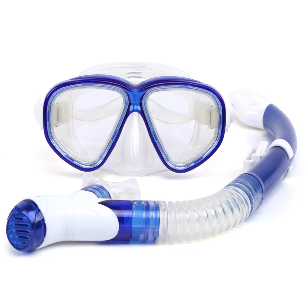 

Set Anti-Fog Breath Mask Easy Tube Snorkels Goggles Diving Scuba and Diving Professional Swimming Glasses Mask and Snorkels Anti