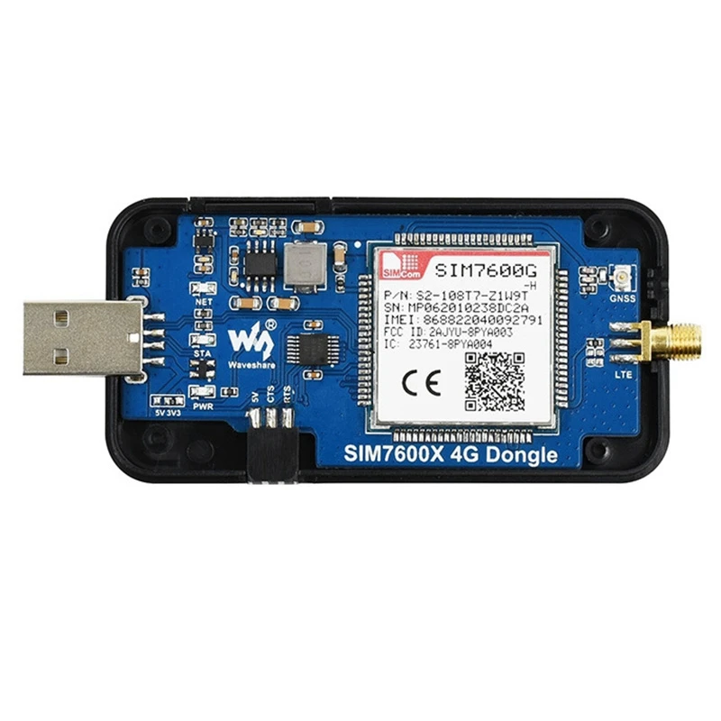 Модуль DONGLE Waveshare SIM7600G-H 4G модуль доступа к Интернету для глобальной связи Raspberry Pi