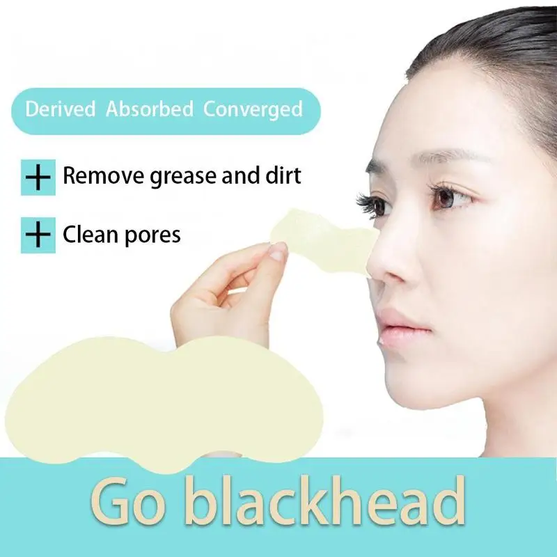 

10pc Nose Sticker Blackhead Remover Deep Cleansing Mask Oil Treatment Nose Control Black Clear Black Nose Skin Head Sticker K3E0
