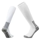 Новинка, мужские длинные носки для футбола, Нескользящие дизайнерские велосипедные носки с клейкой поверхностью, мужские поглощающие пот Компрессионные носки для бега на открытом воздухе