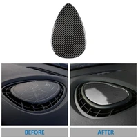 carbon fiber car console air outlet vent cover stickers interior trim for mini cooper jcw one f56 f55 f54 accessories