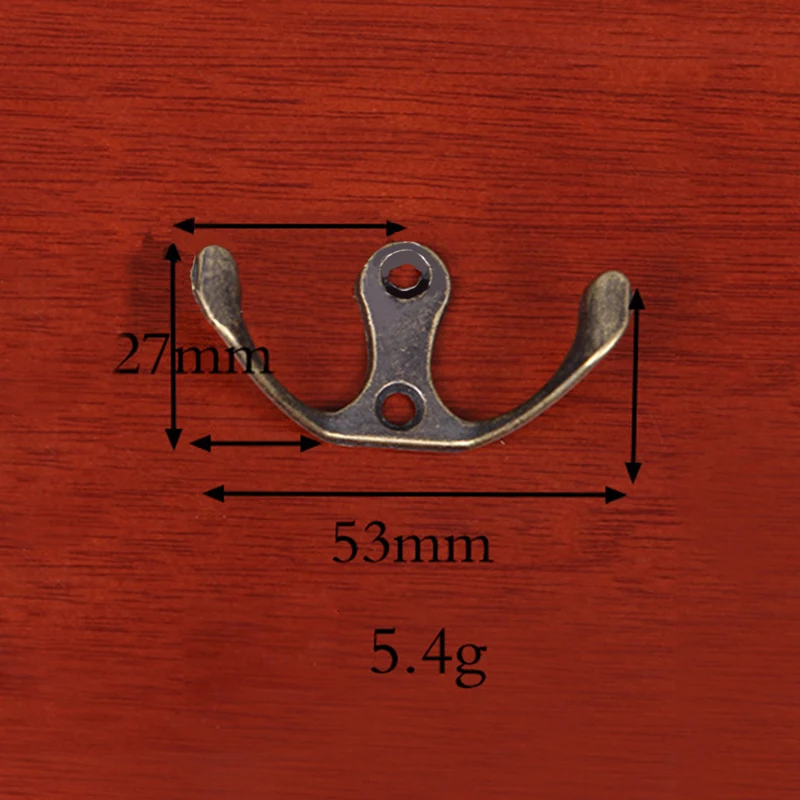 Античная латунная вешалка с крючками настенная для полотенец шляп одежды пальто