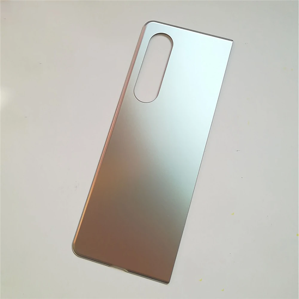 1 pc phone battery back cover folding mobile phone glass cover replacement parts for samsung fold 3 free global shipping