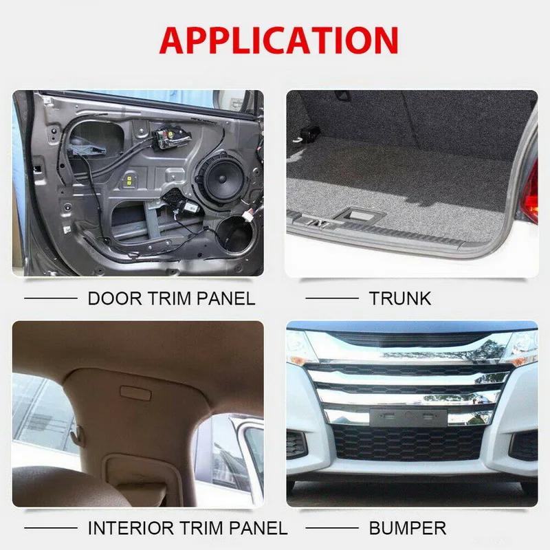 200x пластиковые расширительные заклепки для Buick Ford BMW Honda Toyota Mazda крепеж бампера