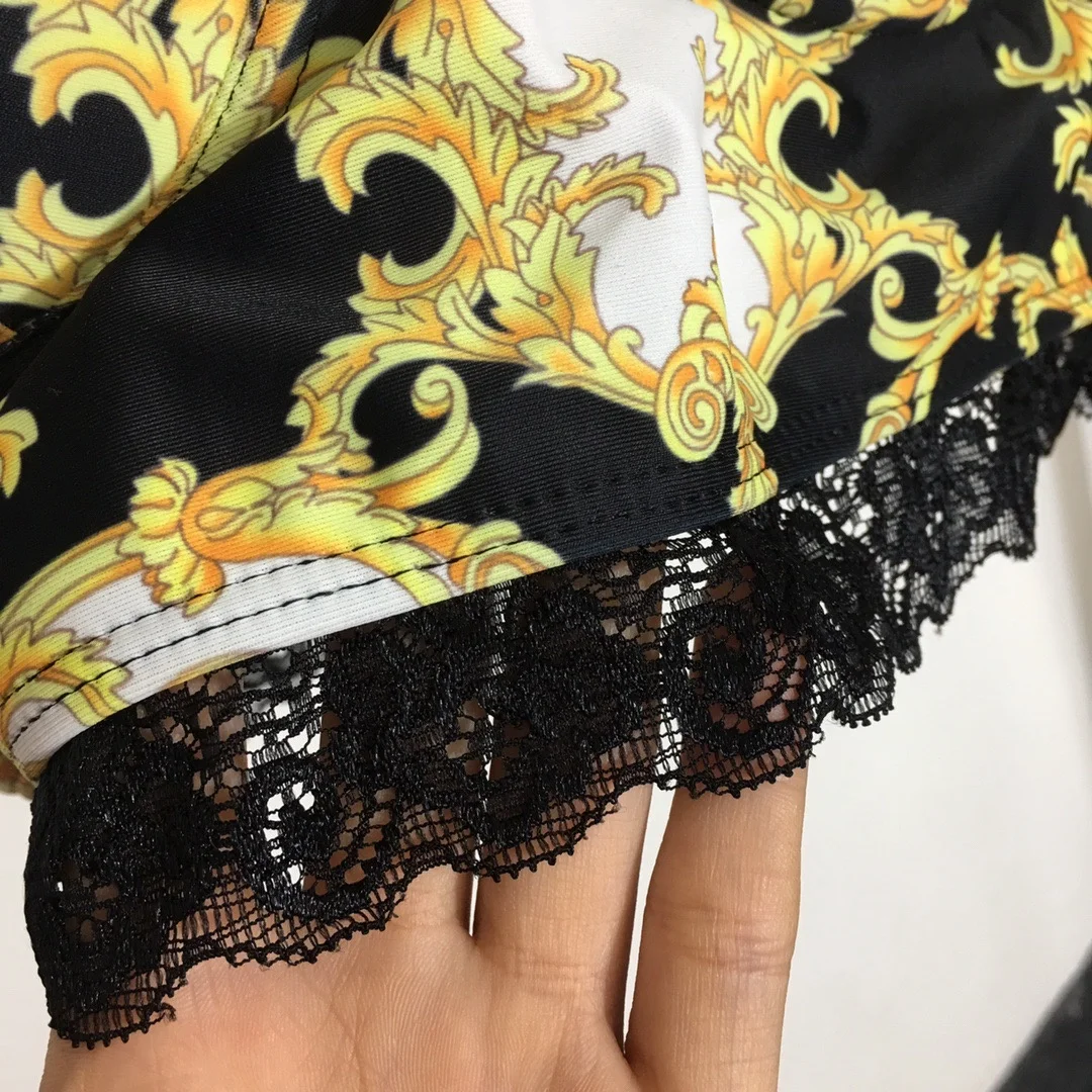 

Sexy Bikini New Patchwork Swimsuit Women Lace Bandeau Bikini Set Swimwear Female Summer Bathing Suits