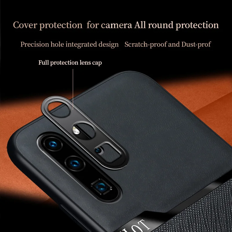 

Y7P P40 Case Leather Case For Huawei Mate 30 20 P20 P30 P40 Y7P Pro Plus Lite Case Original Shockproof Ultra Light Back Y7P P30