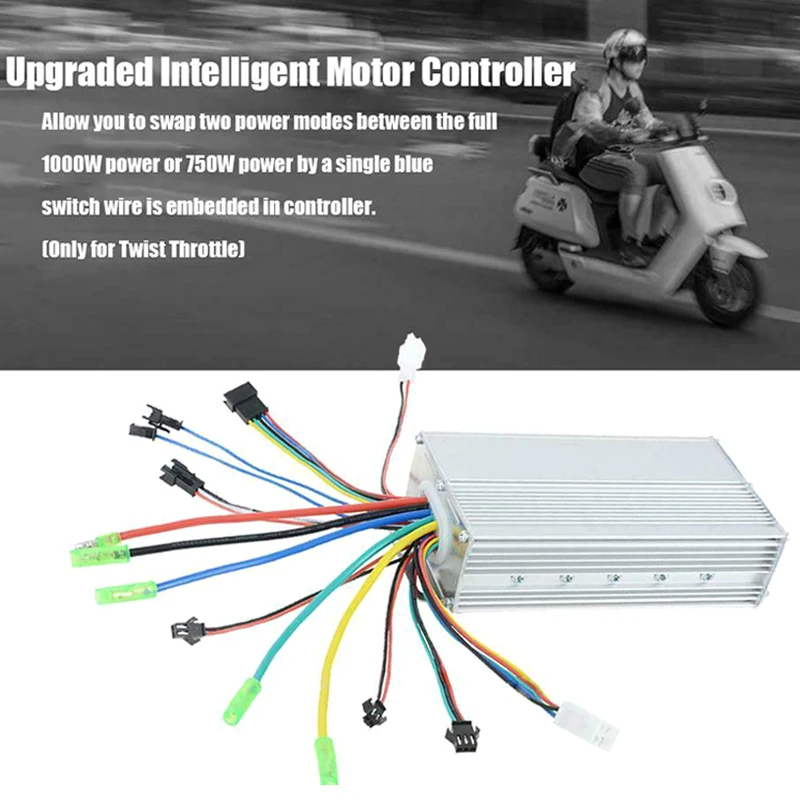 

Spot Electric Bicycle Controller Kit 350W 36/48V Ebike Conversion Controllers Generator Control Governor Durability