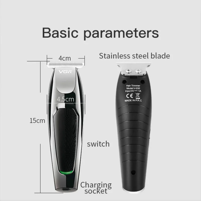 

Electric Hair Clipper for Men Professional Hair Cutting Machine Rechargeable Hair Trimmer Cordless Sides Styling Tool Household