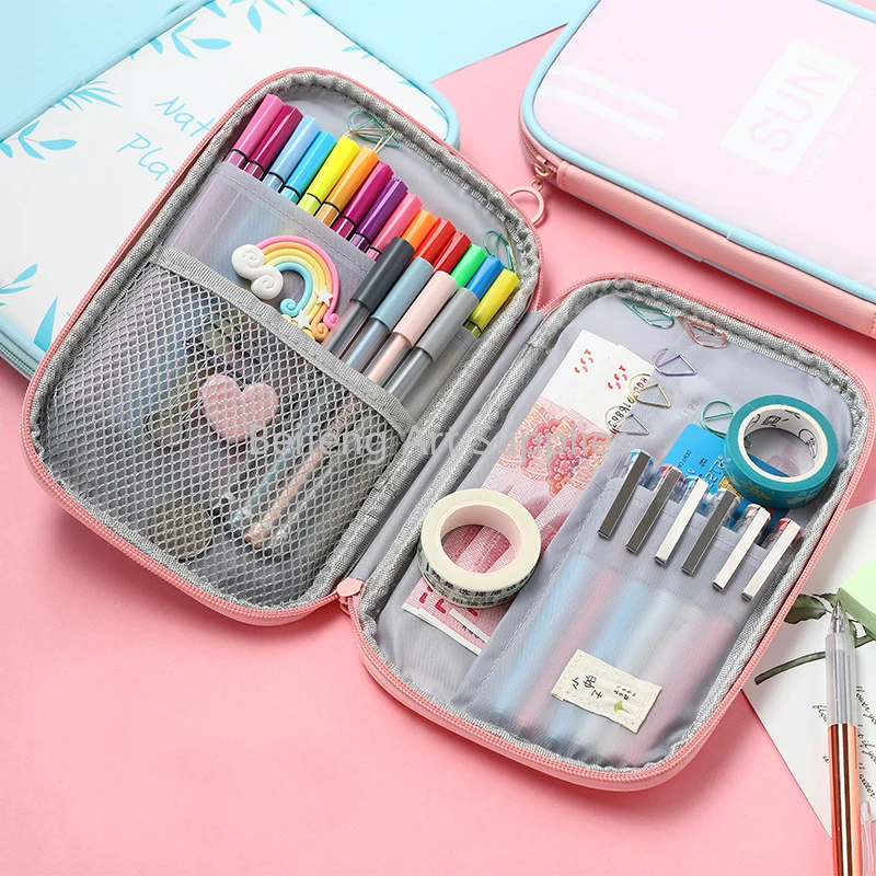 

Large Capacity Pencil Case Kawaii Pencilcase School Pen Case Supplies Pencil Bag School Box Pencils Pouch Stationery