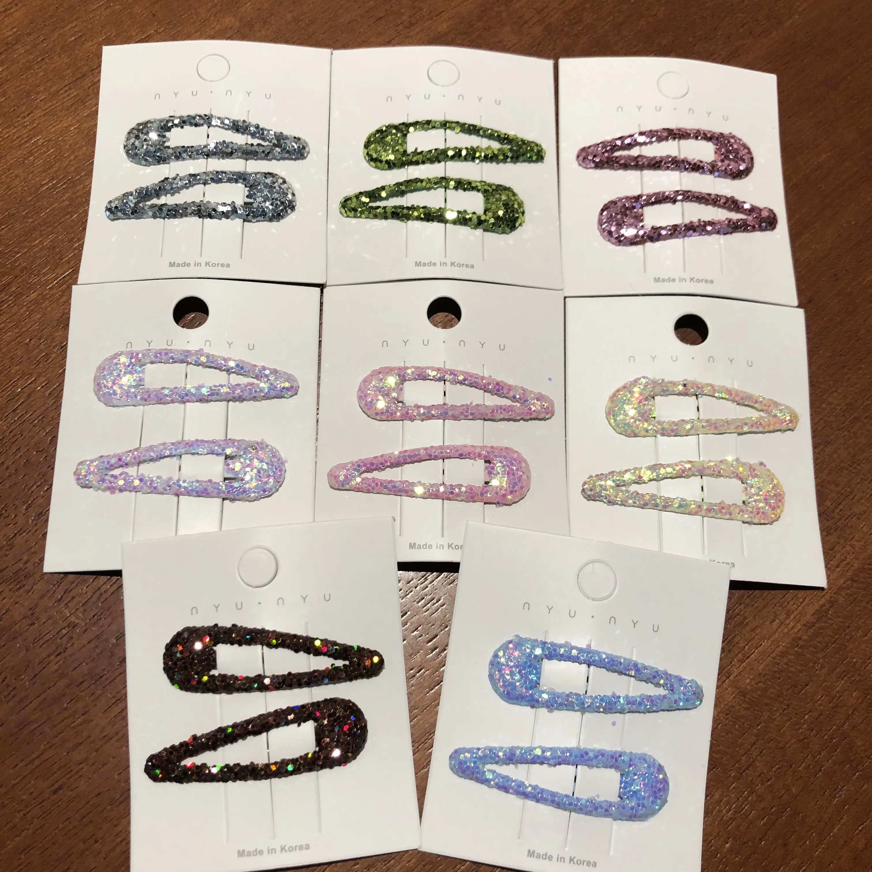 2 шт./компл. блестящие заколки для волос разноцветная шпилька девочек Головные