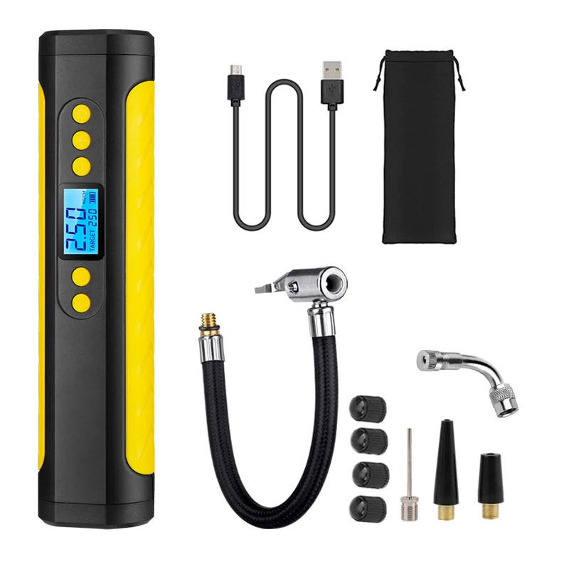 

150 PSI Air Pump Tire Inflator Portable Compressor Digital Car Tire Air Pump Pressure Gauge