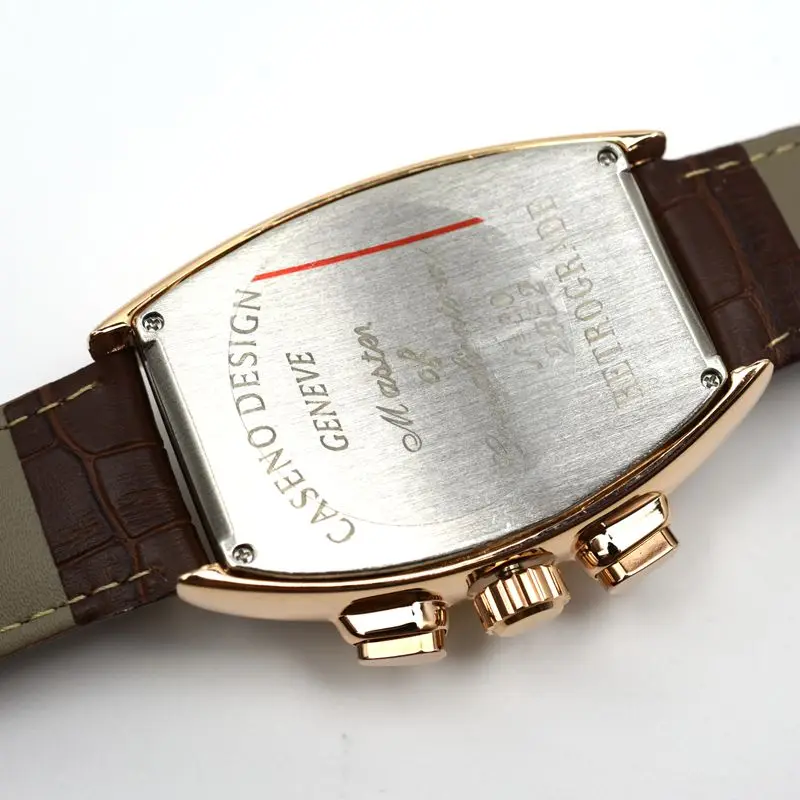 CASENO бренд Роскошный кожаный ремешок tourbillon Мужские механические часы дропшиппинг день Дата Скелет Мужские часы с автоматическим подзаводом подарки