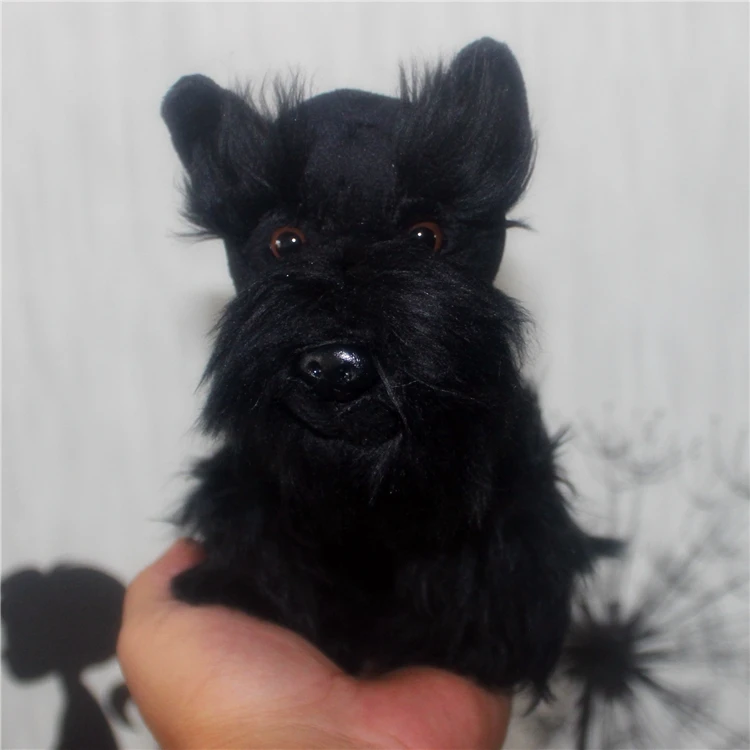 Candice guo plush toy lovely animal emulational puppy black 