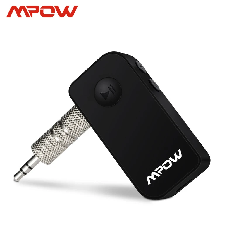 Mpow BH044 беспроводной Bluetooth V4.1 приемник автомобильный адаптер 3,5 мм стерео выход портативный аудио потоковое громкой связи для автомобиля дома