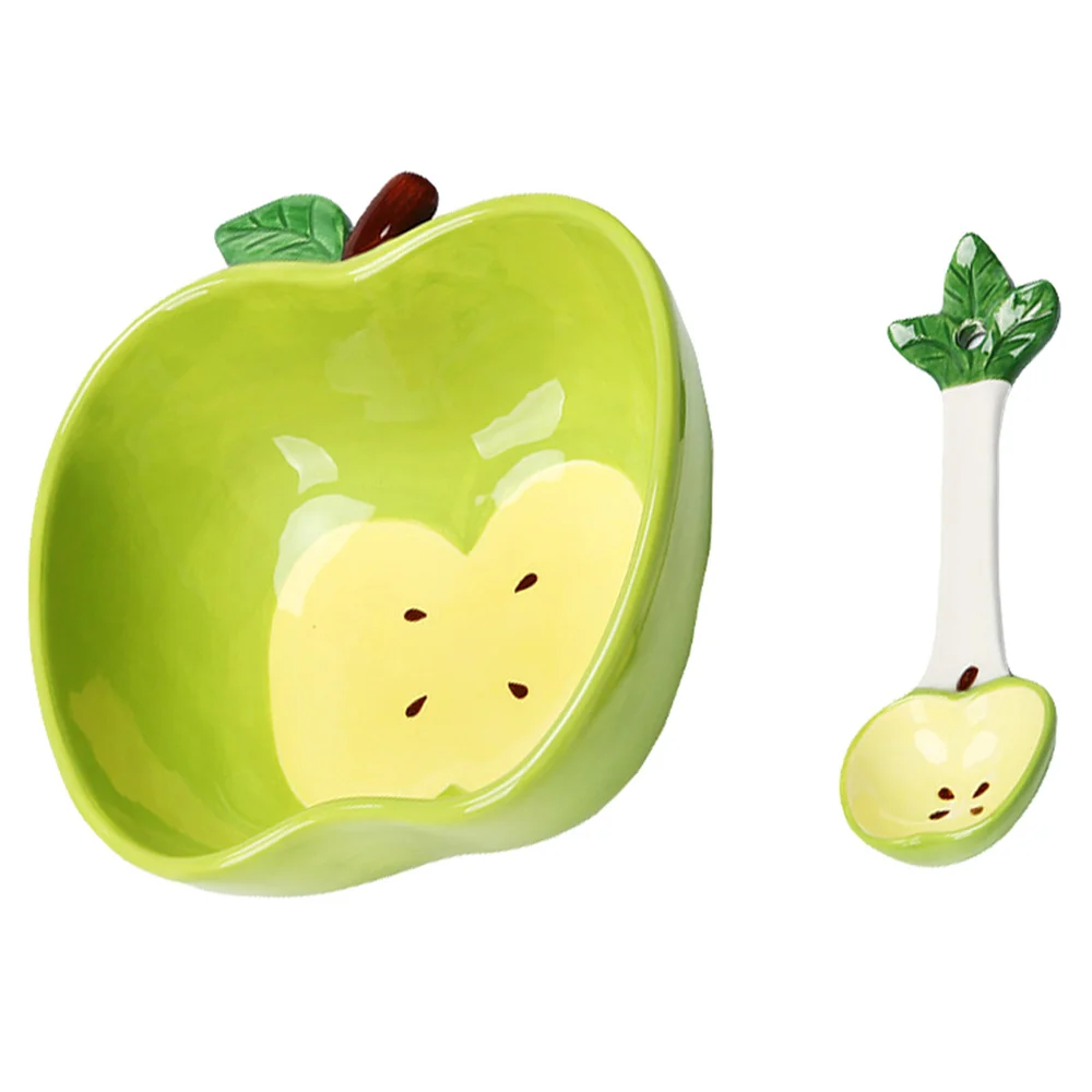 1 Набор керамическая миска для салата с ложкой|Чаши| |