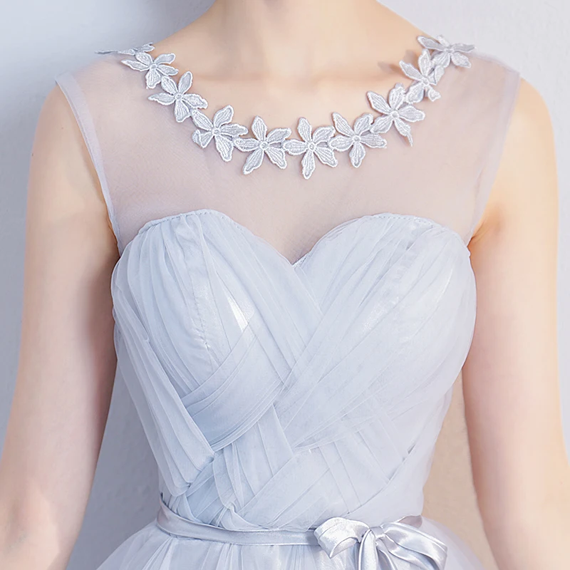 Элегантное сексуальное эластичное короткое Тюлевое платье для выпускного