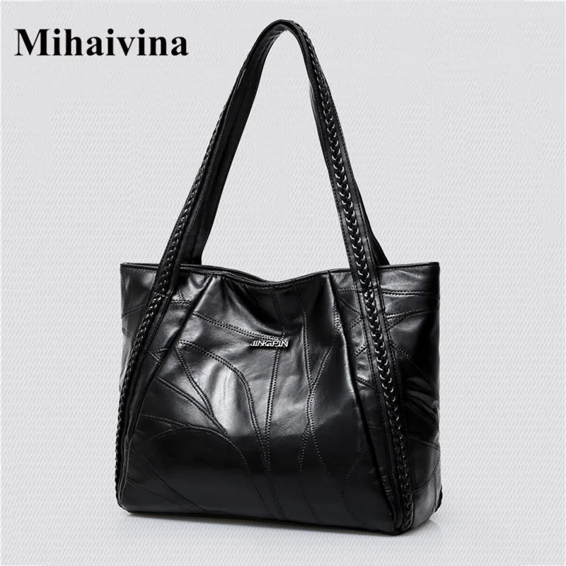 Mihaivina женские роскошные сумки женская сумка тоут дизайнерские из 2019 натуральной