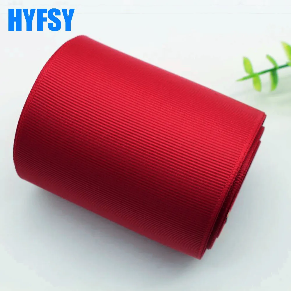 Hyfsy 10076 3 '75mm чистый ibbon 10 ярдов DIY ручной работы, материалы для упаковки подарков повязка на голову из тесьмы Двусторонняя плотная цветные - Цвет: 260