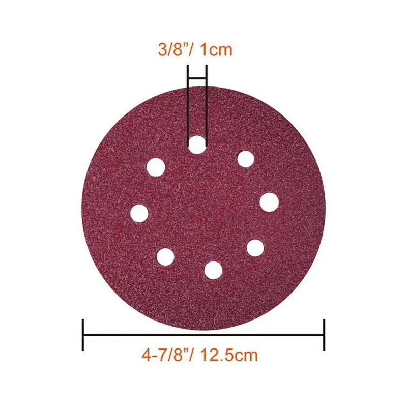 

5mm Diameter 100mm Long PH2 Screwdriver Bits 10 Pcs New with 76 Pcs 8 Holes Sanding Discs, 5 Inch Hook and Loop
