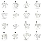 Кольцо женское, регулируемое, A-Z, 3 цвета