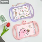 Детский мультяшный Чехол для IPad 9,7 2018 2017 Pro 11 10,2 8th 7th Air 10,5 2 3 4 10,9 2020 Mini 5 6, чехол, силиконовый чехол с подставкой и ручкой