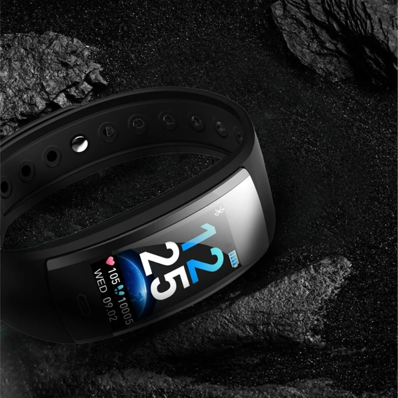 Смарт браслет Qs90 Plus с тонометром пульсометром оксиметром Ip67 фитнес трекер для