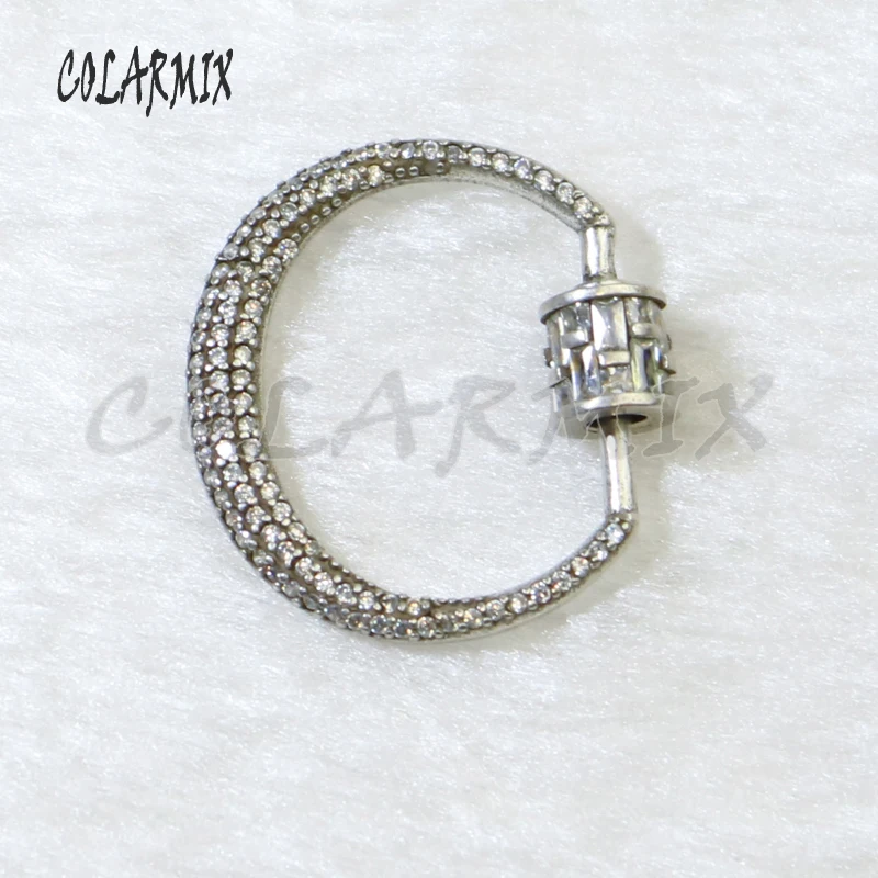 5 шт полумесяц Винт Застежка для ожерелья ювелирные аксессуары Подвески в стиле