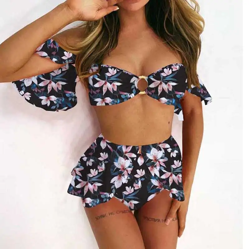 2020 летний пикантный комплект бикини женское из 3 предметов бразильская модель с