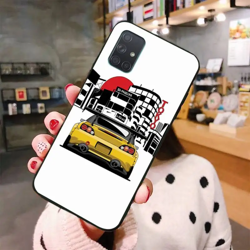 HUAGETOP Токио JDM дрейф спортивный автомобиль телефон Обложка для Samsung Galaxy A21 A01 A11 A31 A81