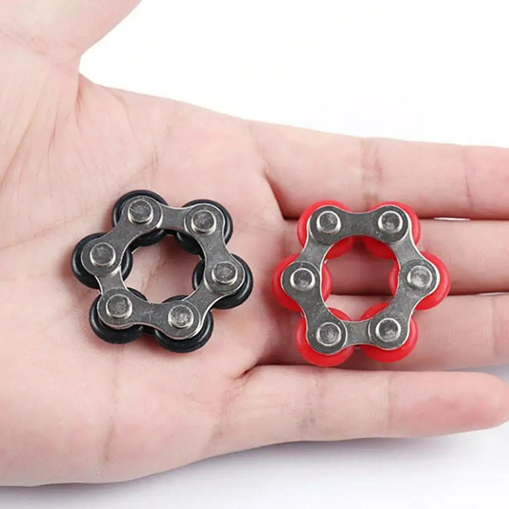 Juguetes de descompresi&oacute;n para ni&ntilde;os y adultos, juguetes para aliviar la presi&oacute;n de ventilaci&oacute;n, cadena de bicicleta, juguetes de descompresi&oacute;n, C2T0-5