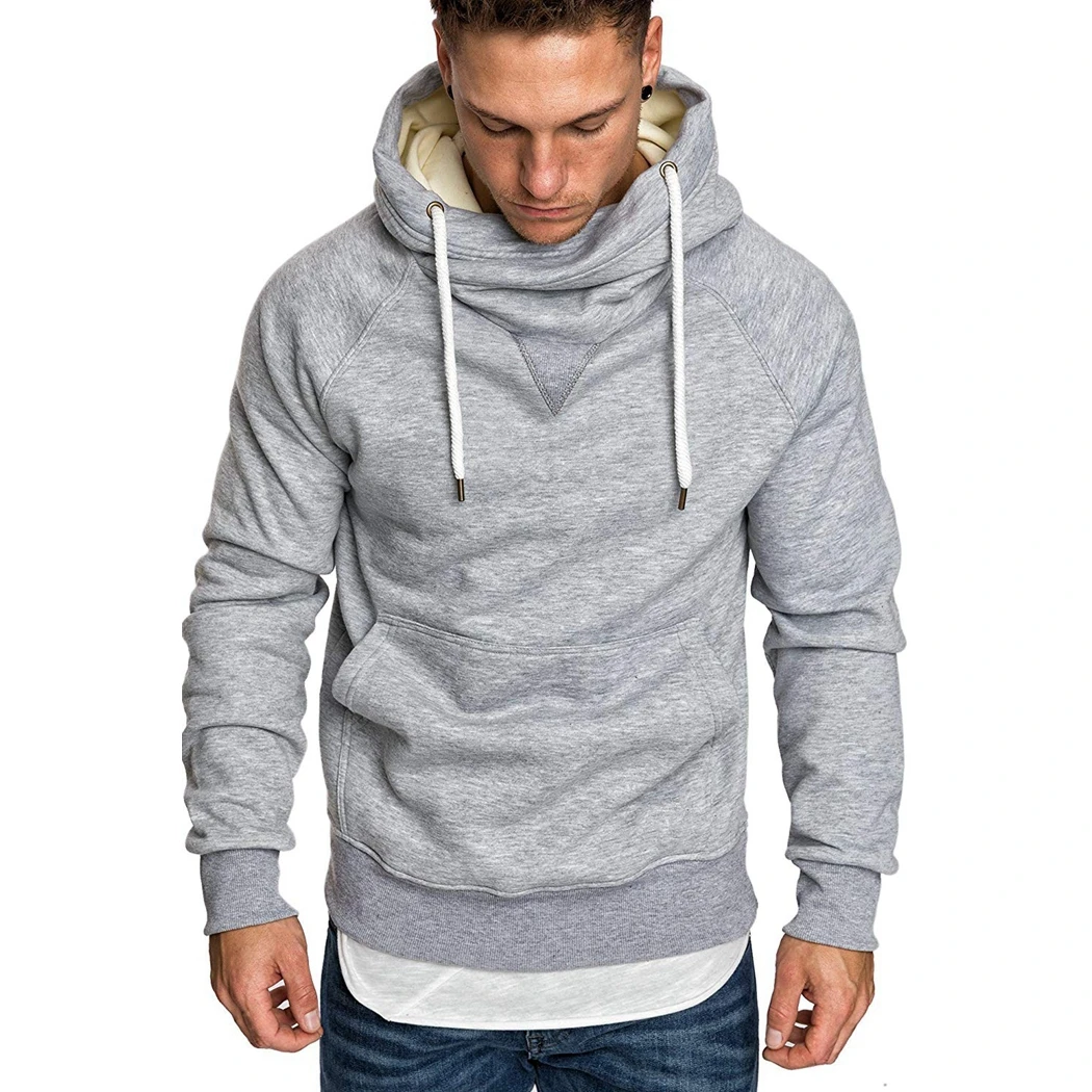 Мужские однотонные толстовки Весна Осень 2019 Новые повседневные спортивные