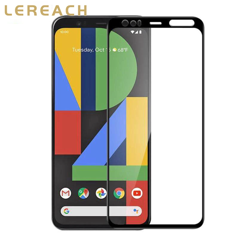 

Lereach Tempered Glass for Google Pixel 4 4 XL Anti-Explosion 9H Complete Covering Full Glue Glass Protective Film