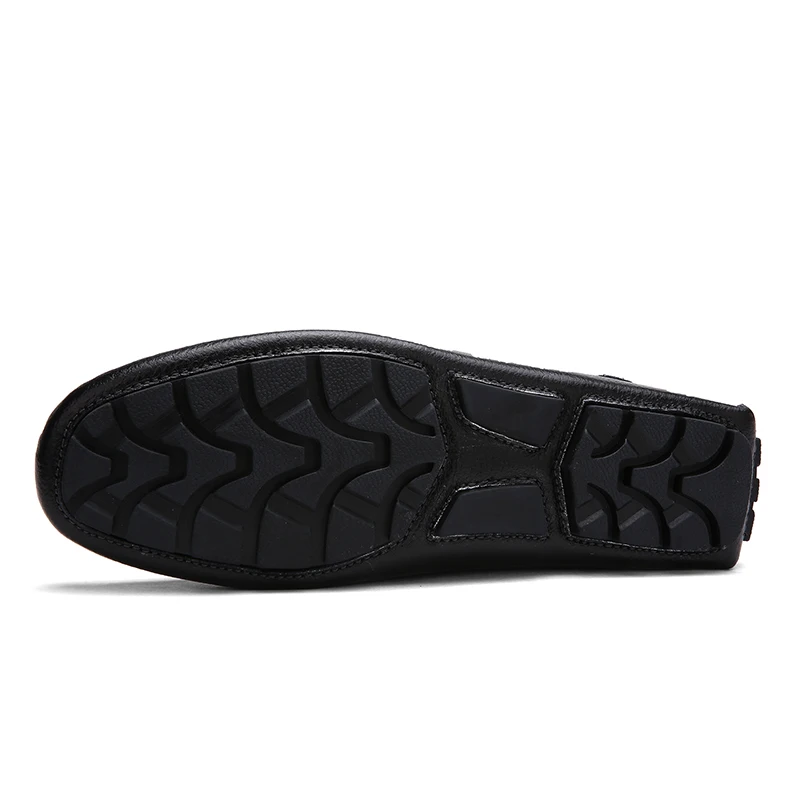 Итальянские модные мужские туфли из натуральной кожи повседневные Лоферы