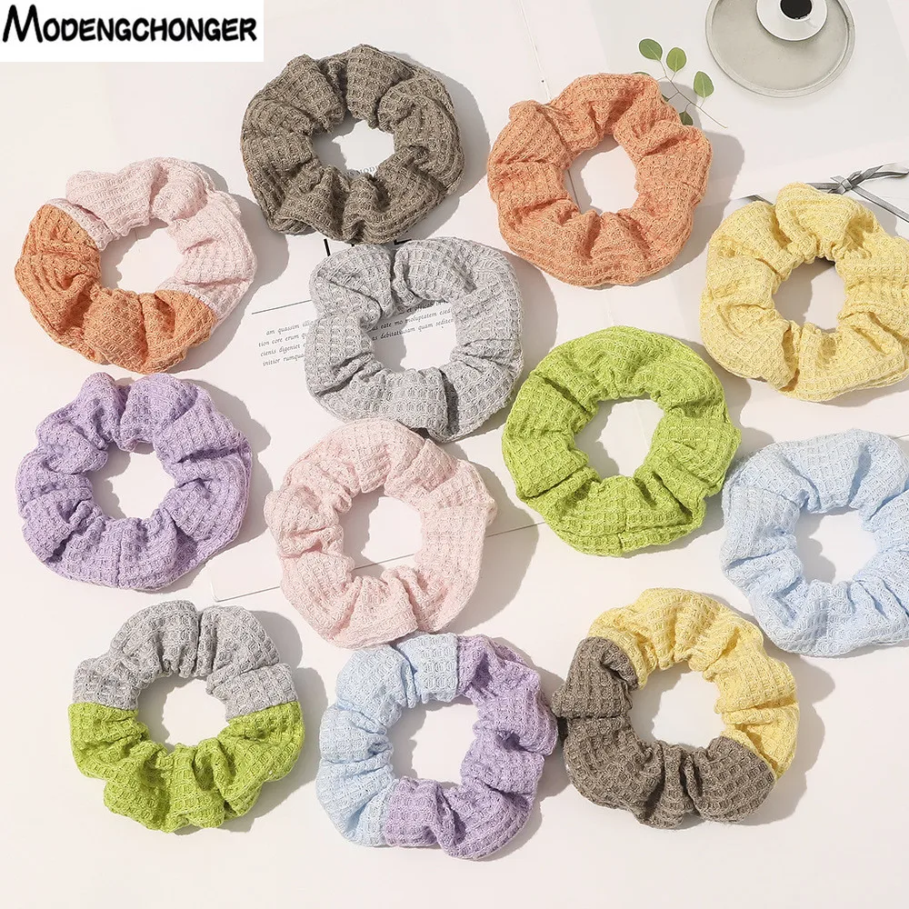 

Резинки для волос вафельные, 1 шт., яркие цвета