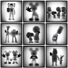 Картины на холсте Disney, постеры с исчезающим Микки Маусом и черно-белые принты Минни, настенные картины для комнаты, домашний декор