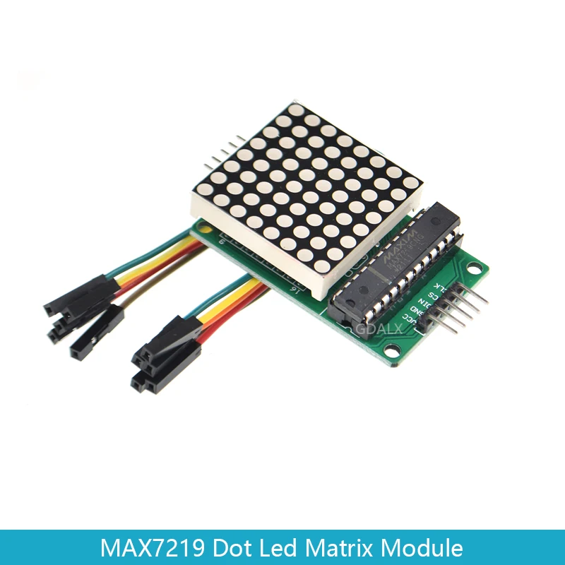 Модуль управления светодиодным дисплеем 8x8 8*8 MAX7219 для Arduino интерфейсный модуль 5 В