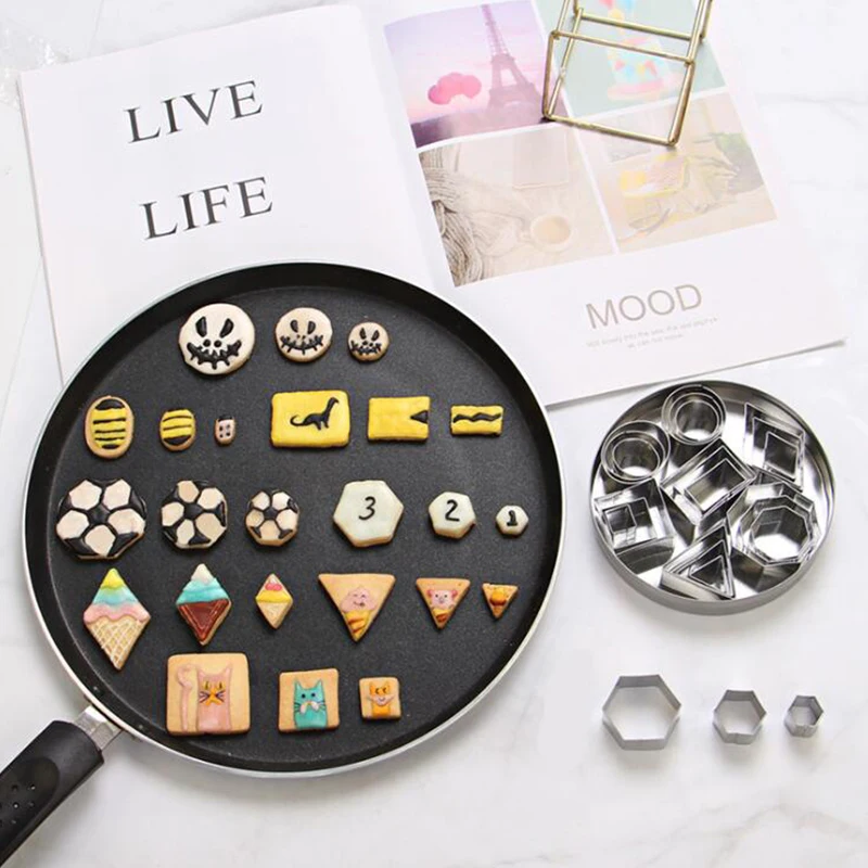 Кухонные аксессуары набор для нарезки печенья формы выпечки из нержавеющей