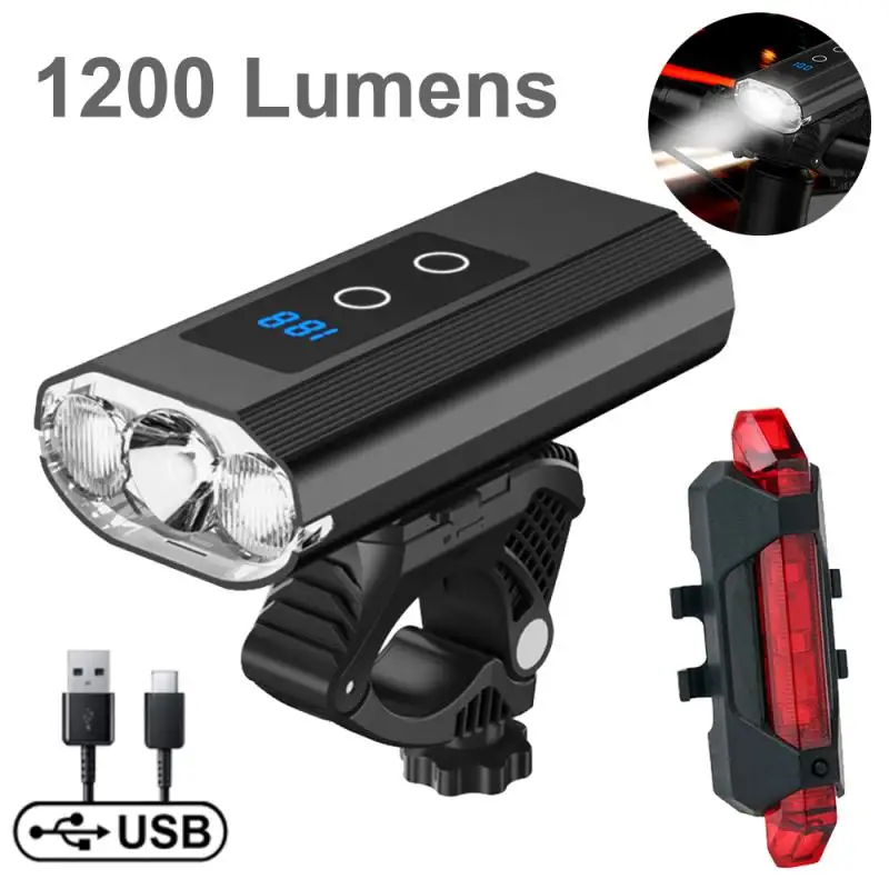 

Велосипедный светильник, 6000 мАч, с защитой от дождя, зарядкой через USB